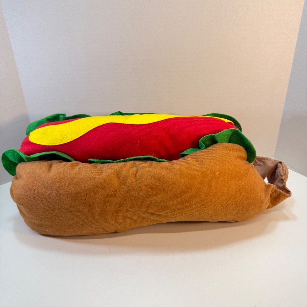 Forum Novelties Hot Dog Pet Costume Medium Brown Red Yellow Funny Halloween